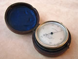 19th century pocket barometer & altimeter by Elliott Bros, 449 Strand, London.